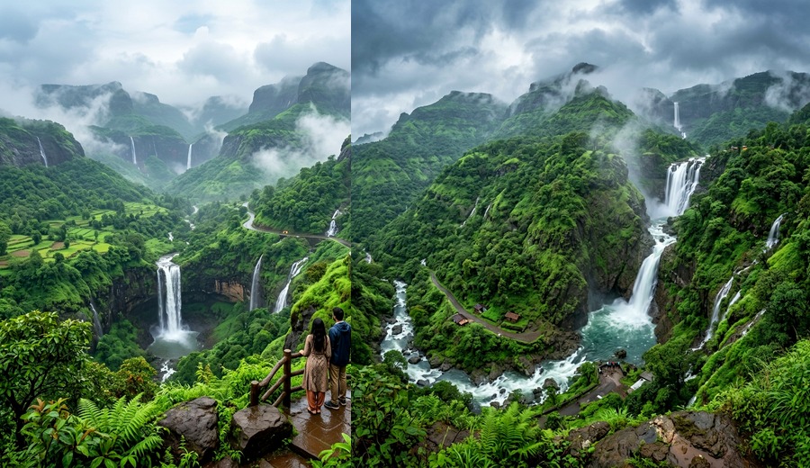 Lonavala Tamhini Ghat Waterfalls